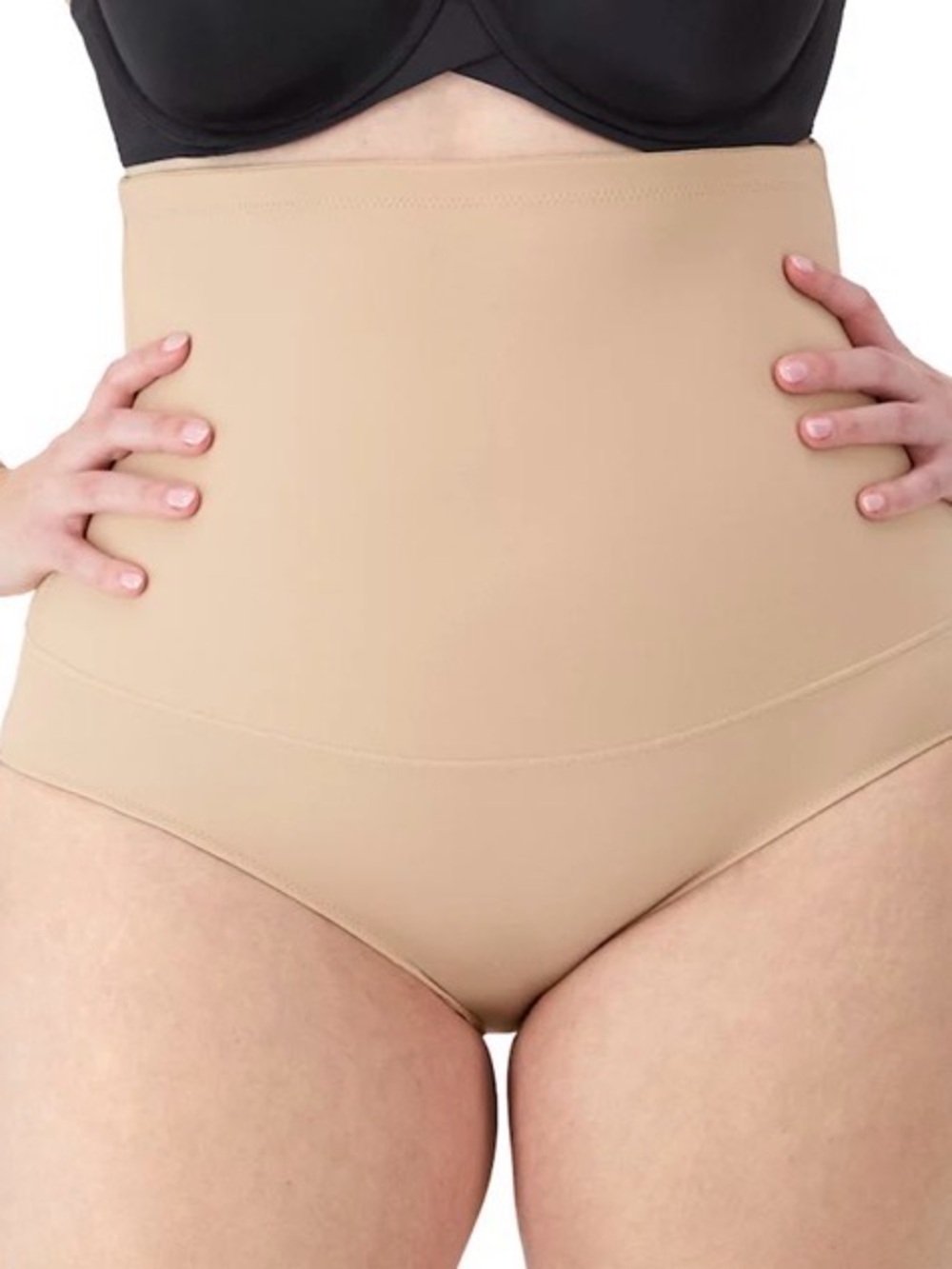 Maidenform Beige High Waist Shaping Brief Firm Shapes Size Small 1854 - Picture 2 of 10